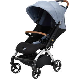 好孩子（gb）ORSA婴儿车婴儿推车可坐可躺宝宝推车轻便折叠遛娃神器D850 雾霾蓝（D850-B-T103BG）