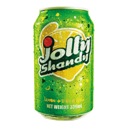 怡乐仙地（Jolly Shandy）柠檬味低醇果味啤酒330ml*24听 整箱装