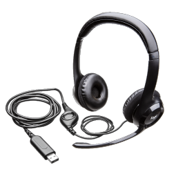 罗技（Logitech）H390 立体声USB耳机 带麦克风话筒 电脑笔记本办公耳麦