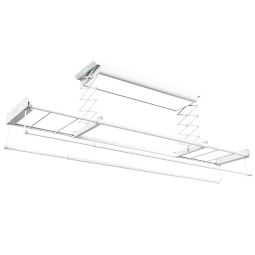 邦先生【颜值TOP  高端焕新】电动晾衣架隐形晾衣杆米家智能超薄 M22C白色【一体收纳+大屏+除菌】