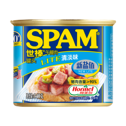 世棒（SPAM）午餐肉罐头清淡口味340g 开罐即食早餐火锅烧烤麻辣香锅食材