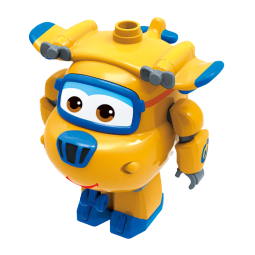 奥迪双钻超级飞侠迷你趣玩积木人偶拼装变形玩具男孩女孩惊喜解压生日礼物 超飞积木人偶多多【双形态】