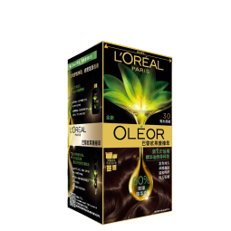 欧莱雅(LOREAL)臻萃精油染发剂植物自己染遮白发染发霜白发染发色 4.35 雾桐茶棕