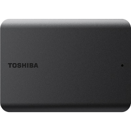 东芝（TOSHIBA）2TB 移动硬盘机械 新小黑A5 USB3.2 Gen 1 2.5英寸 兼容Mac 数据存储 轻薄便携 高速传输