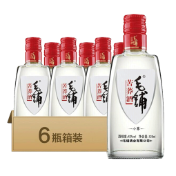 劲牌 毛铺小荞酒 42度 125ml*6瓶 小瓶 节日送礼礼品男士送长辈 42度 125mL 6瓶 毛铺小荞酒