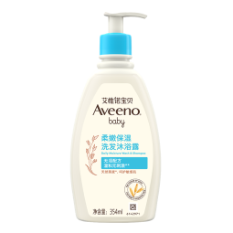 艾惟诺（Aveeno）儿童沐浴露洗发水二合一婴儿洗发水宝宝沐浴乳燕麦354ml