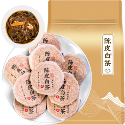 醉然香 茶叶 陈皮白茶福鼎老白茶小茶饼简装500g