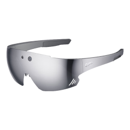 奇点临近QIDI Vida 智能骑行眼镜双目全彩户外运动导航拍照对讲语音交互【竞速者钛空灰暗色面镜 WIFI版】