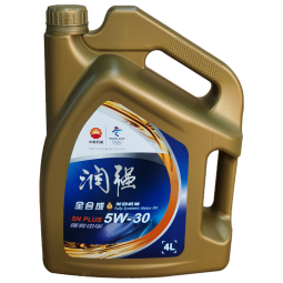 昆仑润滑油 润强 全合成机油 汽机油 汽车保养 5W-30 SN PLUS 4L