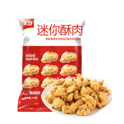 美好 迷你小酥肉酥炸小吃零食1Kg*2袋组合 