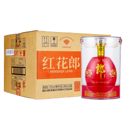 郎酒红花郎 红钻 酱香型高度白酒 53度500ml*6瓶 整箱装 婚宴喜酒 