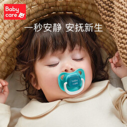 bc babycare婴儿安抚奶嘴软防胀气宝宝睡觉神器 1只装 L号 【6个月以上】贝尼诺