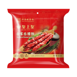 皇上皇 中华老字号广东手信广式香肠合家乐腊肠（5分瘦）400g熟食腊味