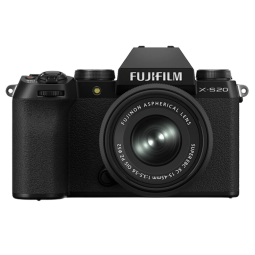 富士（FUJIFILM）X-S20/XS20 微单相机 无反套机（15-45mm XC镜头) 轻便Vlog视频相机 AI智能对焦 黑色