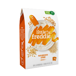 小皮（Little Freddie）有机藜麦多谷物高铁米粉宝宝辅食婴儿米糊钙铁锌米粉160g*1盒