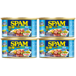 世棒（SPAM） 午餐肉198g*4罐火腿罐头火锅烧麻辣烫麻辣香锅早餐方便食材搭档 清淡198g*4