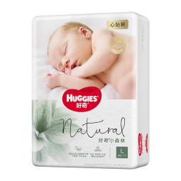 好奇（Huggies）心钻装小森林婴儿纸尿裤尿不湿超薄透气  L40片(9-14kg)