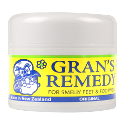 老奶奶臭脚粉（Gran’s remedy）新西兰进口Gran's remedy老奶奶除鞋臭脚运动粉除脚汗净化除味粉 50g 1罐 经典款【薄荷味】