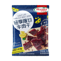 荷美尔（Hormel）轻享薄切牛肉干/萨拉米肠办公室休闲零食牛肉干肉铺网红零食 撩心小辣35g*10包