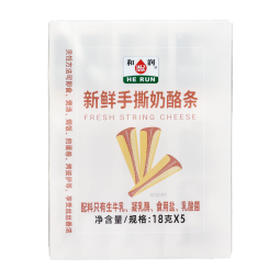 和润 新鲜手撕奶酪条 18g*5个 儿童即食奶酪家用烘焙原料