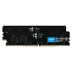 Crucial英睿达 16GB（8GB×2）套装 DDR5 4800频率 台式机内存条 美光（原镁光）原厂颗粒 AI电脑配件