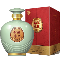 杜康酒祖小封坛青坛5年坛藏浓香型白酒真年份老酒礼盒酒 46度 500mL 1瓶 礼盒装