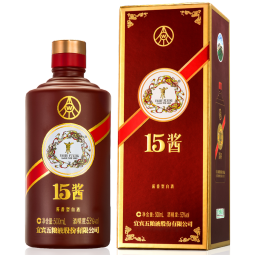 五粮液股份 15酱 酱香型白酒 53度 500ml （限量版）送礼佳品