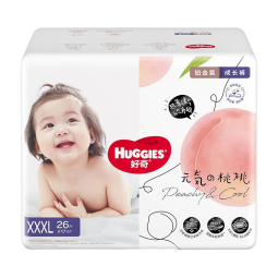 好奇（Huggies） 【次日达】铂金装纸尿裤小桃裤 婴儿尿不湿宝宝幼儿干爽超薄透气 L120片 【纸尿裤 9-14kg】