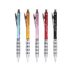 派通（Pentel）0.5mm自动铅笔 工程师绘图设计笔 全金属杆低重心活动铅笔 PG1015C-XX 金色