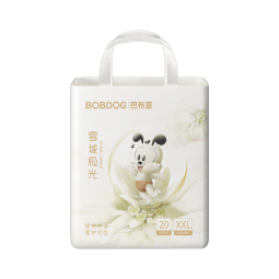 巴布豆（BOBDOG）雪域极光拉拉裤奢护透气XXL40片(15-18KG)婴儿尿不湿