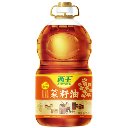 西王食用油 小榨甄香菜籽油5L 非转基因 物理压榨 食用油