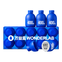 万益蓝（WONDERLAB）小蓝瓶400亿益生菌3.0 孕期冻秘干粉便双歧杆菌理成人胃肠调道 【补菌周期】99%活菌-10瓶*3盒