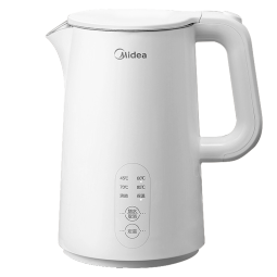 美的（Midea）【国家补贴】电热水壶煮水壶烧水壶 食品304不锈钢 长效保温 1500W快速加热 1.5升容量SH15X301