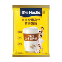 雀巢（Nestle）全脂成人奶粉高钙高蛋白学生中老年全家奶粉375g