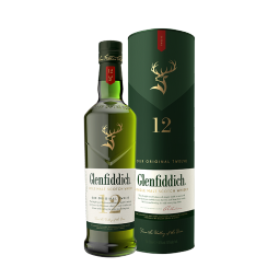 格兰菲迪（GLENFIDDICH）核心系列12年 苏格兰单一麦芽威士忌 洋酒礼盒700ml