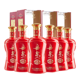 丹泉 洞藏15 酱香型白酒 53度 558ml*6瓶 加量整箱装 纯粮食大曲坤沙