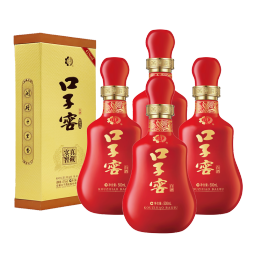 口子窖20年型 兼香型白酒 41度 500ml*4瓶 整箱装 低度白酒