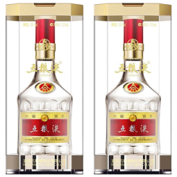 五粮液 普五八代 浓香型白酒 52度 500ml*2 双瓶 年份随机发货