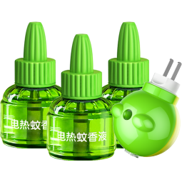 青蛙王子 蚊香液 电蚊香液 无香型驱蚊液 防蚊液45ml*2瓶+1器