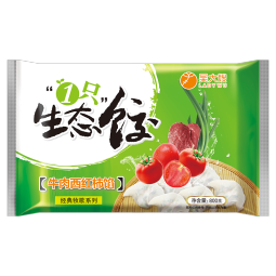 吴大嫂 东北水饺 牛肉西红柿馅 800g 40只 速冻蒸饺煎饺锅贴 冷冻食品