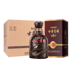 古井贡酒 年份原浆献礼 浓香型白酒 50度 500ml*6瓶 整箱装