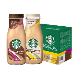 星巴克（Starbucks）星冰乐 摩卡+咖啡281ml*6 即饮咖啡饮料礼盒（新老包装随机发货）