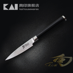 貝印 kai贝印旬刀日本进口菜刀厨刀水果刀削皮刀大马士革钢花纹刀