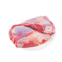 元牧希 (精修去油)国产原切去骨后腿肉2斤 羔羊羊腿火锅烧烤生鲜