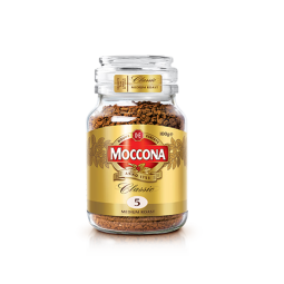 摩可纳（Moccona）经典5号中度烘焙冻干速溶黑咖啡100g瓶装 进口 美式健身运动燃减