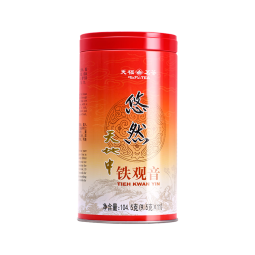 天福茗茶安溪茶叶清香乌龙茶铁观音特级悠然全家福大红袍红茶花茶 悠然天地中铁观音104.5G