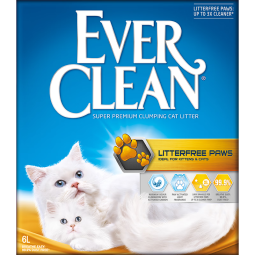铂钻EverClean欧洲进口低尘除臭猫砂 微香型（小金盒）5.4kg/10.8斤