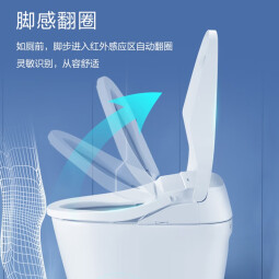 松下（Panasonic）智能马桶自动翻盖一体机智能坐便器全自动电动马桶N5大白船升级款 CH2N615WSC 脚感冲水/自动翻盖
