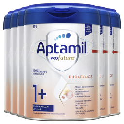 爱他美（Aptamil）德国白金版HMO 幼儿配方奶粉1+段(1岁以上)800g 6罐箱装 德爱白金