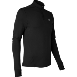 迪卡侬（DECATHLON）冬季内搭速干长袖t恤男训练服运动速干衣健身跑步上衣RUNM 黑-新老款随机（速干+薄绒款） L